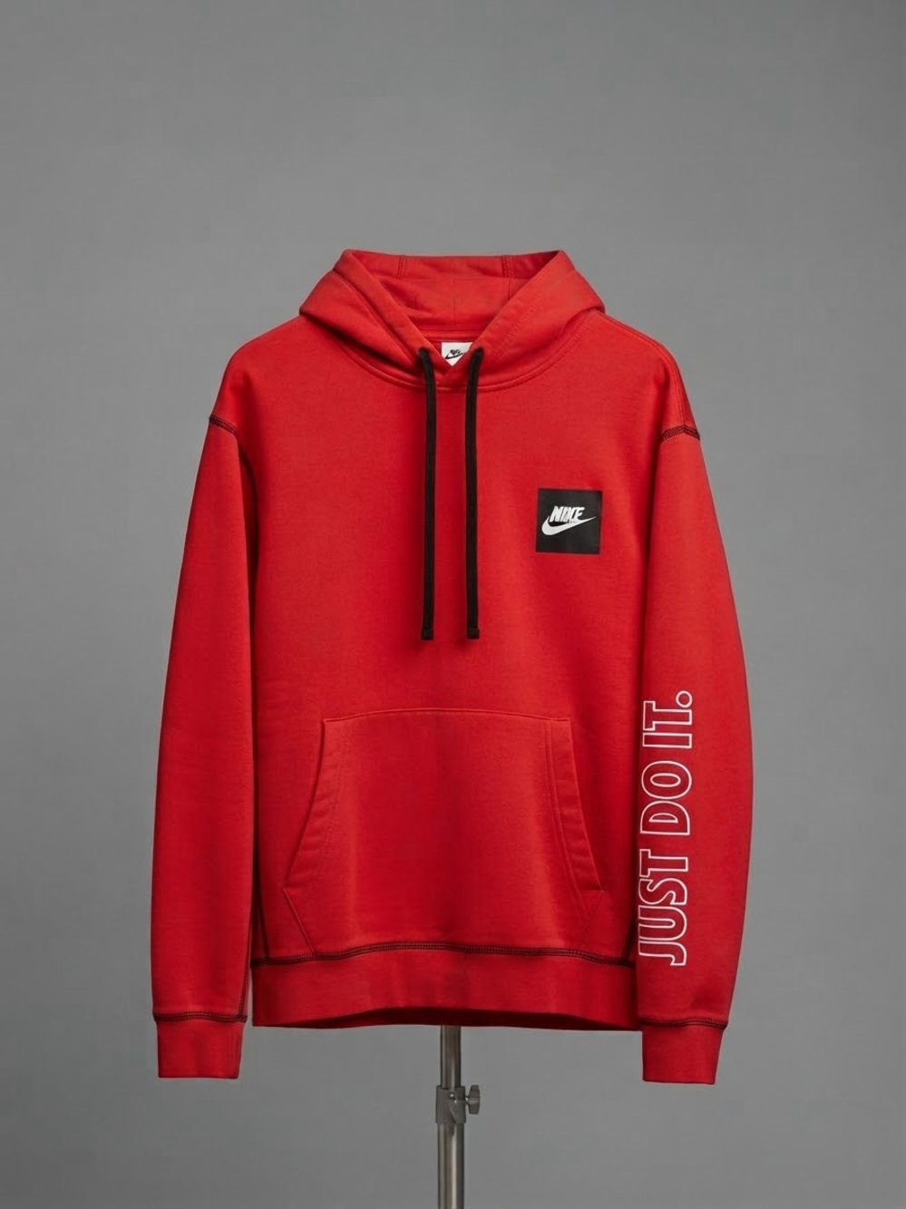 Nike Men's Hoodie Athletic Pullover Just Do It Sportwear Hooded Sweatshirt